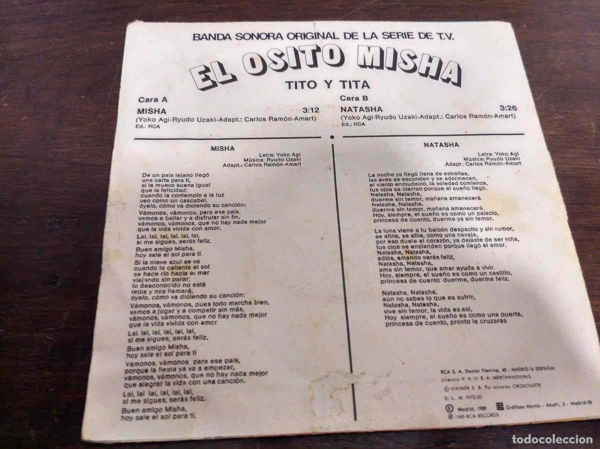 Discos de vinilo: El Osito Misha - Foto 2