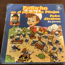 Discos de vinilo: PINOCHO EN EL PAÍS DE LOS PITUFOS. Lote 365764646