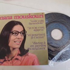 Discos de vinilo: NANA MOUSKOURI-EP VOLE VOLE FARANDOLE +3-BUEN ESTADO. Lote 365765726