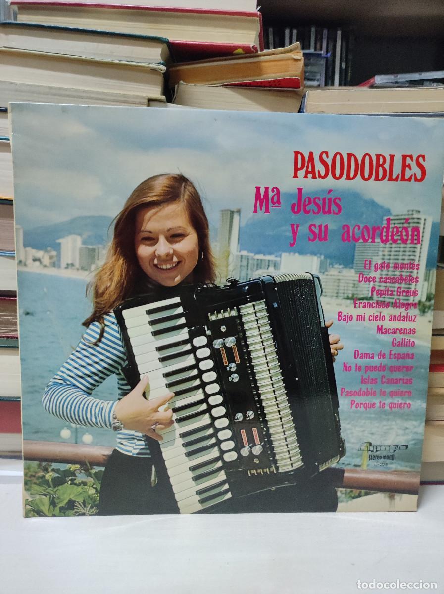 Discos de vinilo: Pasodobles Con M&ordf; Jes&uacute;s Y Su Acorde&oacute;n - Foto 1