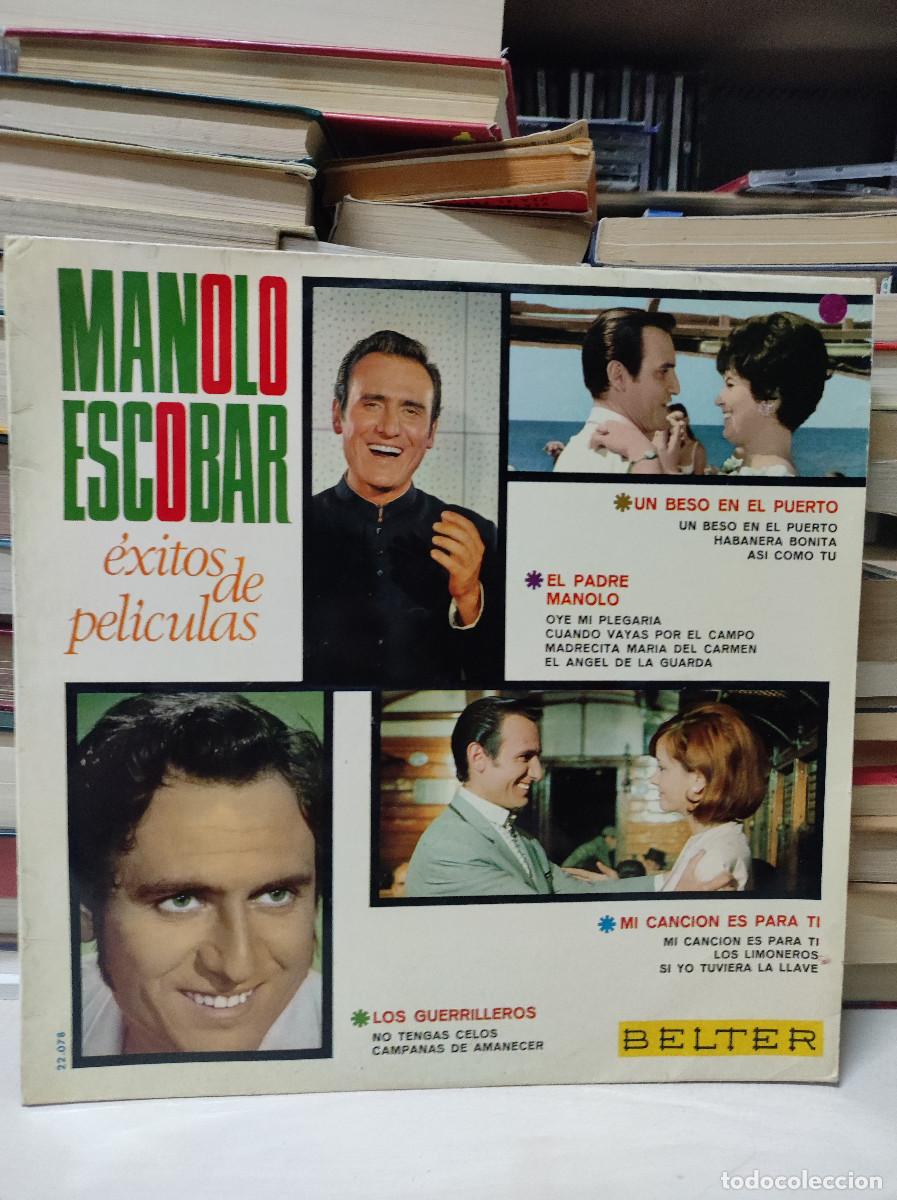 Discos de vinilo: Manolo Escobar &ndash; Exitos De Peliculas - Foto 1