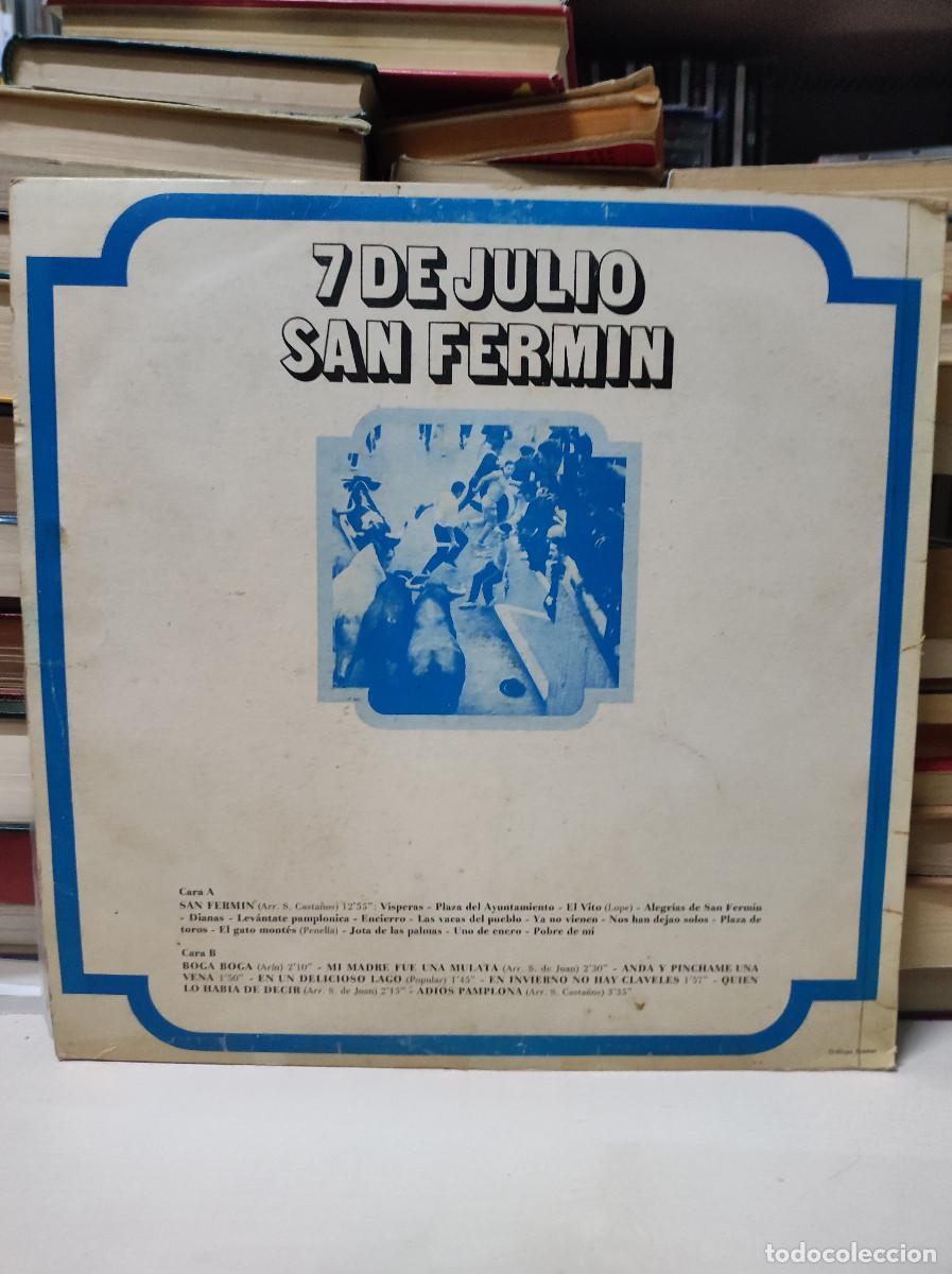 Discos de vinilo: 7 Julio San Ferm&iacute;n - Foto 2