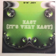 Discos de vinilo: D’J’ JOY. EASY (IT’S VERY EASY).. Lote 365774131