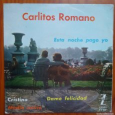 Discos de vinilo: CARLITOS ROMANO / DAME FELICIDAD+3 / 1963 / EP. Lote 365777601