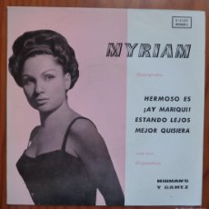 Discos de vinilo: MYRIAM / HERMOSO ES+3 / 1963 / EP. Lote 365778151