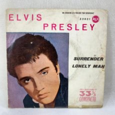Discos de vinilo: SINGLE ELVIS PRESLEY - SURRENDER - ESPAÑA - AÑO 1961. Lote 365792421