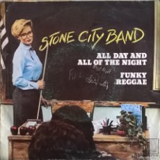 Discos de vinilo: STONE CITY BAND, ALL DAY AND ALL OF THE NIGHT, FUNKY REGGAE, MOTOWN, BELTER 1-10.171. Lote 365792756