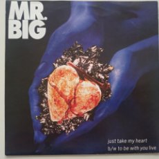 Discos de vinilo: MR.BIG - JUST TAKE MU HEART. Lote 365804501