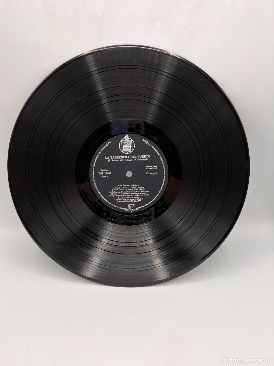 Discos de vinilo: LP - PABLO SOROZABAL. LA TABERNERA DEL PUERTO. HISPAVOX. - Foto 3