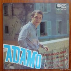 Discos de vinilo: ADAMO / EN BANDOLERA+3 / 1967 / EP. Lote 365812976