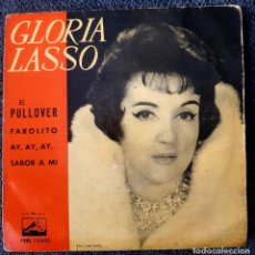 Discos de vinilo: GLORIA LASSO - EP SPAIN 1961 LVDSA-13633 EL PULLOVER. Lote 365817286