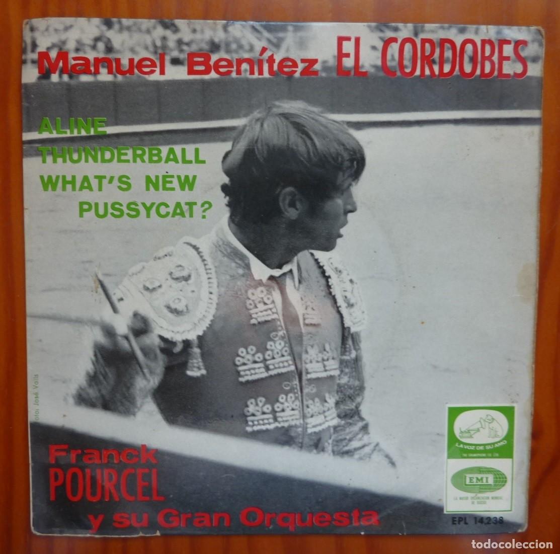 Discos de vinilo: FRANCK POURCEL / EL CORDOBES+3 / 1962 / EP - Foto 1