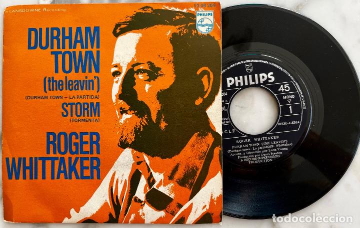 Discos de vinilo: ROGER WHITTAKER. DURHAM TOWN. SINGLE ORIGINAL ESPA&Ntilde;A - Foto 1
