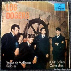 Discos de vinilo: DOGERS - EP SPAIN 1965 - AUTOGRAFIADO - VERSIONES BEATLES - COLUMBIA 80975 - OCHO DIAS. Lote 365823626