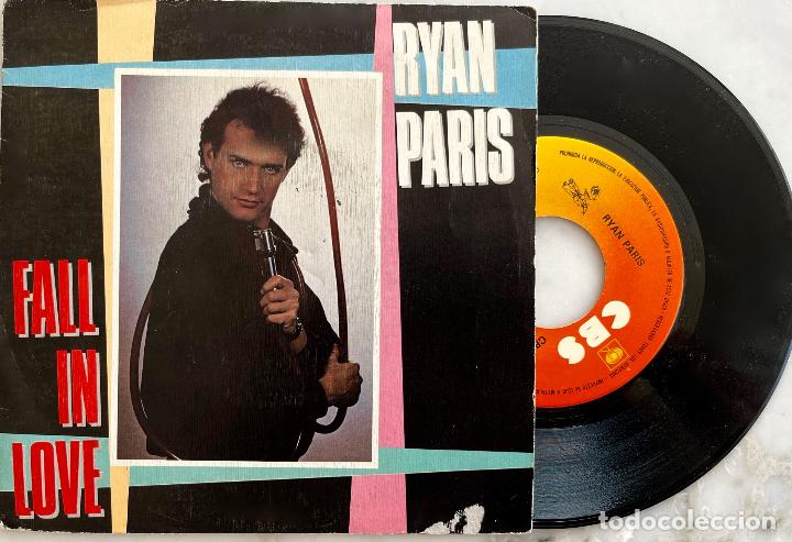 Discos de vinilo: RYAN PARIS. FALL IN LOVE. SINGLE ORIGINAL ESPA&Ntilde;A - Foto 1