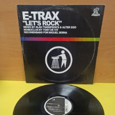 Discos de vinilo: MAXI SINGLE - DISCO DE VINILO - E-TRAX - LET'S ROCK. Lote 365839206