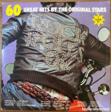 Discos de vinilo: ROCK RULES OK - 60 GREAT HITS BY THE ORIGINALS STARS /3 LPS , RF-14172. Lote 365842431