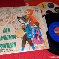 Discos de vinilo: COROS ESCUELAS AVEMARIANAS RIN RIN/LA VIRGEN VA CAMINANDO +2 EP 7'' 1962 ZAMBOMBA PANDERO. Lote 365874606
