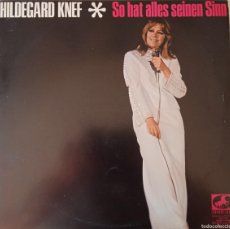 Discos de vinilo: HILDEGARD KNEF....SO HAT ALLES SEINEN SINN. (MARCATO-DECCA 1966).GERMANY. JAZZ, POP.. Lote 48427658