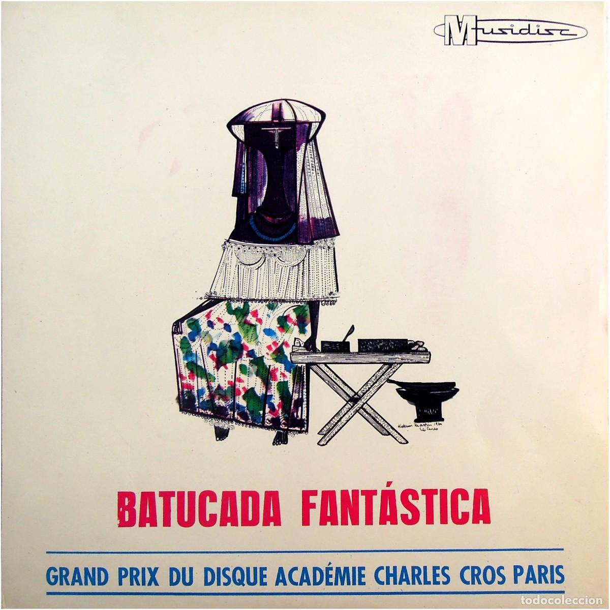 Vinyl records: Os Ritmistas Brasileiros Cond. por Luciano Perrone &lrm;- Batucada Fant&aacute;stica - LP Brazil 1975 (Re)