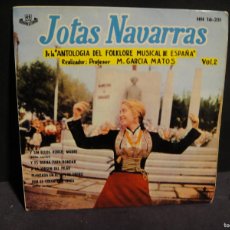 Discos de vinilo: JOTAS NAVARRAS - EDITA HISPAVOX 1961. Lote 365888016