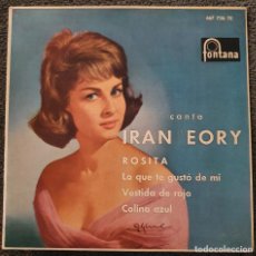 Discos de vinilo: IRAN EORY EP SPAIN 1962 FONTANA 467726 - VERSION JARMELS - THE WAY YOU LOOK TONIGHT + FATS DOMINO. Lote 365889576