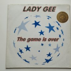 Discos de vinilo: LADY GEE – THE GAME IS OVER. EURO HOUSE. MAX MUSIC. Lote 365892006