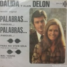 Discos de vinilo: DALIDA Y ALAIN DELON. EP. SELLO ORFEON. EDITADO EN MÉXICO.. Lote 365901526