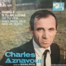 Discos de vinilo: CHARLES AZNAVOUR. EP. SELLO BARCLAY. EDITADO EN ESPAÑA. AÑO 1965. Lote 365910646