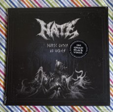 Discos de vinilo: HATE - AURIC GATES OF VELES 12'' LP PRECINTADO - DEATH METAL BLACK METAL HEAVY METAL. Lote 365920891