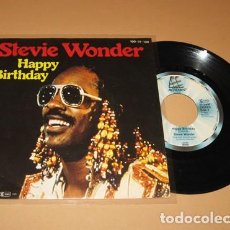 Discos de vinilo: STEVIE WONDER - HAPPY BIRTHDAY - SINGLE - 1980. Lote 365922241