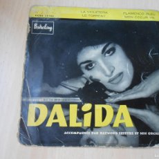 Discos de vinilo: DALIDA, EP, LA VIOLETERA + 3, AÑO 1959, BARCLAY BCGE 28.106. Lote 365947266