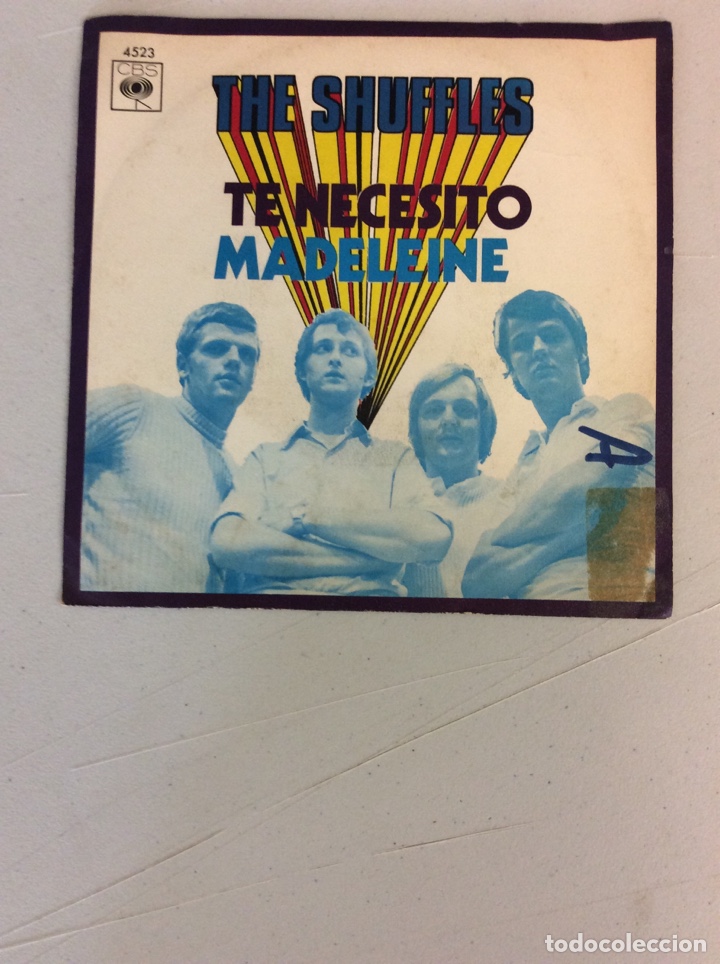 Discos de vinilo: The Shuffles. Te necesito. Madeleine. - Foto 1