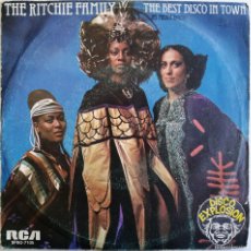 Discos de vinilo: THE RITCHIE FAMILY, THE BEST DISCO IN TOWN, EL MEJOR DISCO, RCA VICTOR, RCA SPBO-7105. Lote 365948181