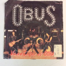 Discos de vinilo: OBUS. VA A ESTALLAR EL OBUS. DOSIS DE HEAVY METAL.. Lote 365948441