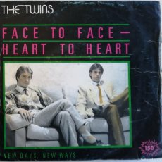 Discos de vinilo: THE TWINS, FACE TO FACE, HEART TO HEART, ARIOLA B-104 701, B-104.701. Lote 365950001