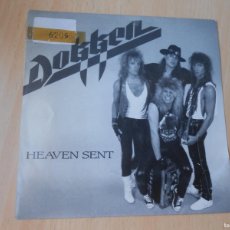 Discos de vinilo: DOKKEN, SG, HEAVEN SENT + 1, AÑO 1988, ELEKTRA 960 PROMOCIONAL. Lote 365950316