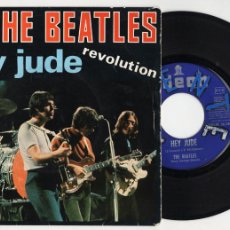 Discos de vinil: THE BEATLES HEY JUDE / REVOLUTION 1968 ORIGINAL SPAIN SINGLE ODEON. Lote 365956001