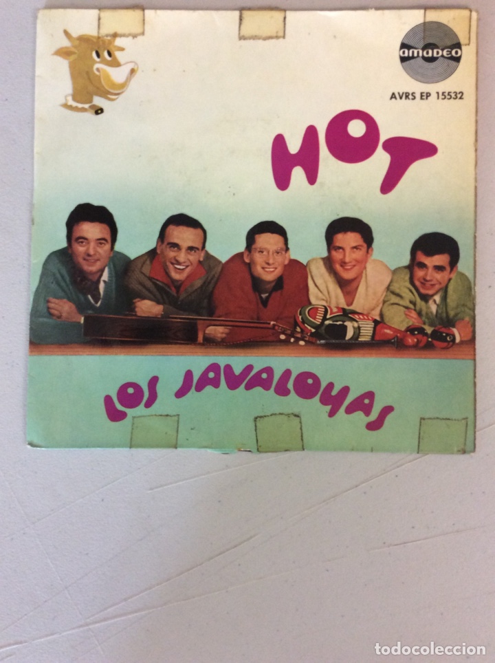 Discos de vinilo: Los Javaloyas. Hot. Deliro. Mango, mango. - Foto 1
