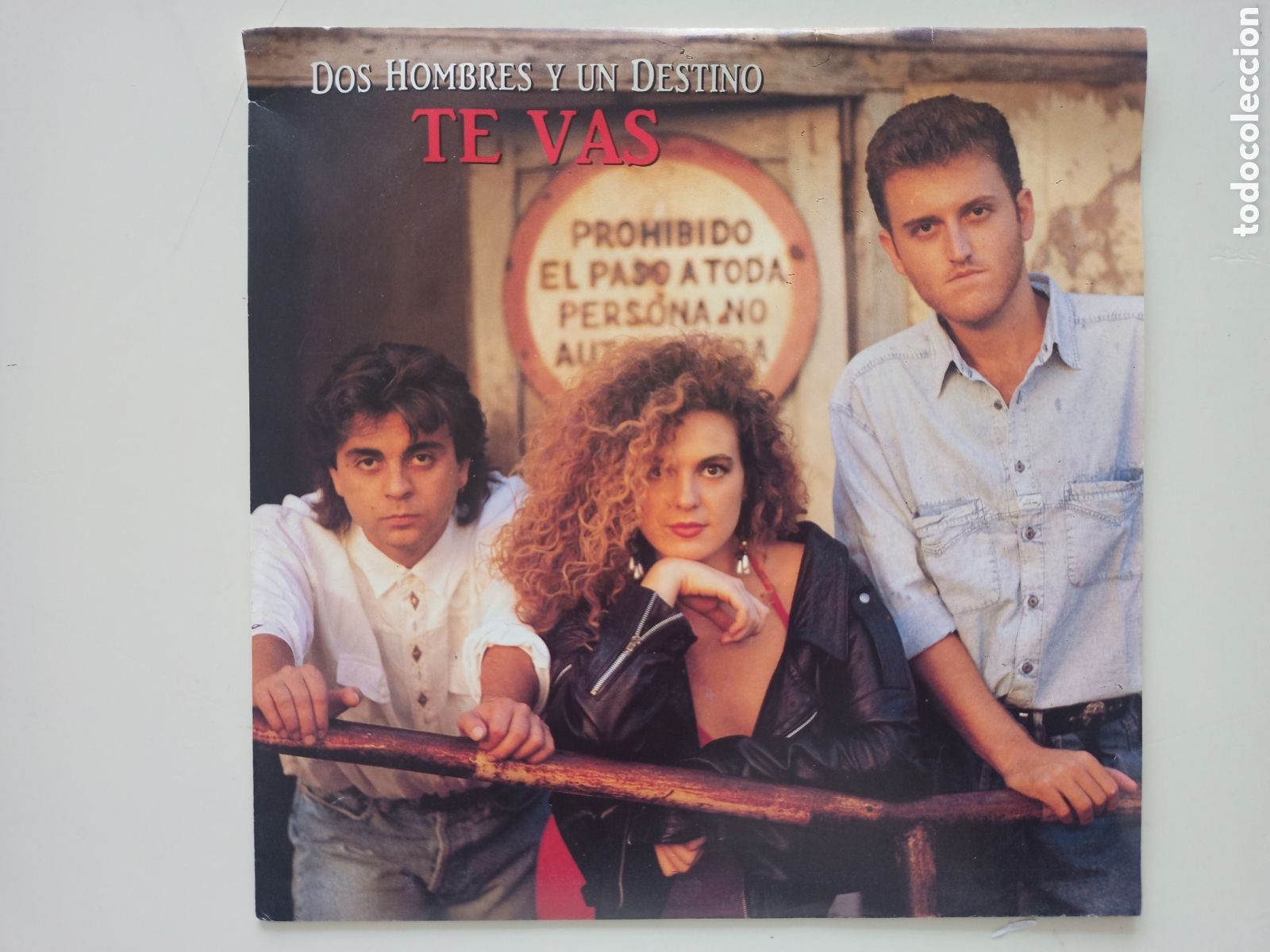 Discos de vinilo: Dos hombres y un destino - Te vas - Foto 1