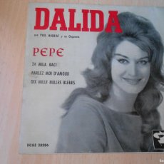 Discos de vinilo: DALIDA, EP, PEPE + 3, AÑO 1961, BARCLAY BCGE 28286. Lote 365986836