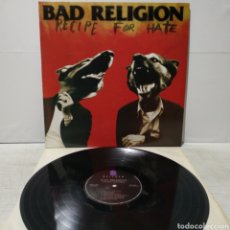 Discos de vinilo: BAD RELIGION - RECIPE FOR HATE 1993 USA CON ENCARTE / 1ER ED. Lote 365987136
