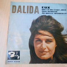 Discos de vinilo: DALIDA, EP, EUX + 3, AÑO 1963, BARCLAY SBGE 83119. Lote 365987581