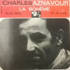 Discos de vinilo: CHARLES AZNAVOUR. EP. SELLO BARCLAY. EDITADO EN ESPAÑA. AÑO 1965. Lote 365992316