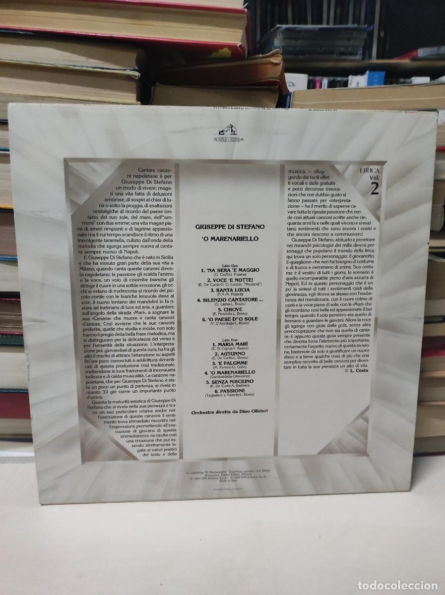 Discos de vinilo: Giuseppe di Stefano &ndash; O Marenariello - Foto 2