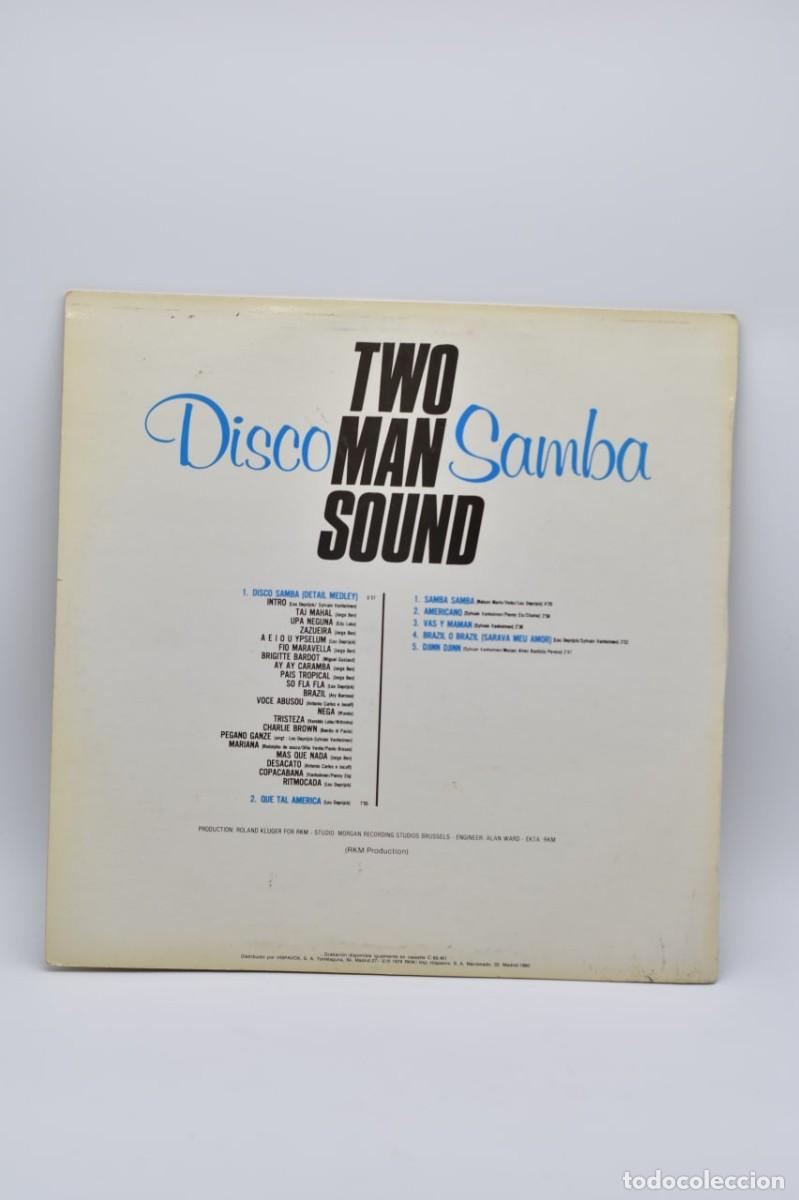 Discos de vinilo: Two Man Sound &ndash; Disco Samba ( Versi&oacute;n integra ) // Hispavox &ndash; S 60.461 // 1980 - Foto 2