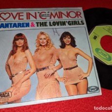 Discos de vinilo: SANTAREN & THE LOVIN GIRLS LOVE IN C MINOR/2A PARTE 7'' SINGLE 1977 MOVIEPLAY ESPAÑA SPAIN. Lote 366089946