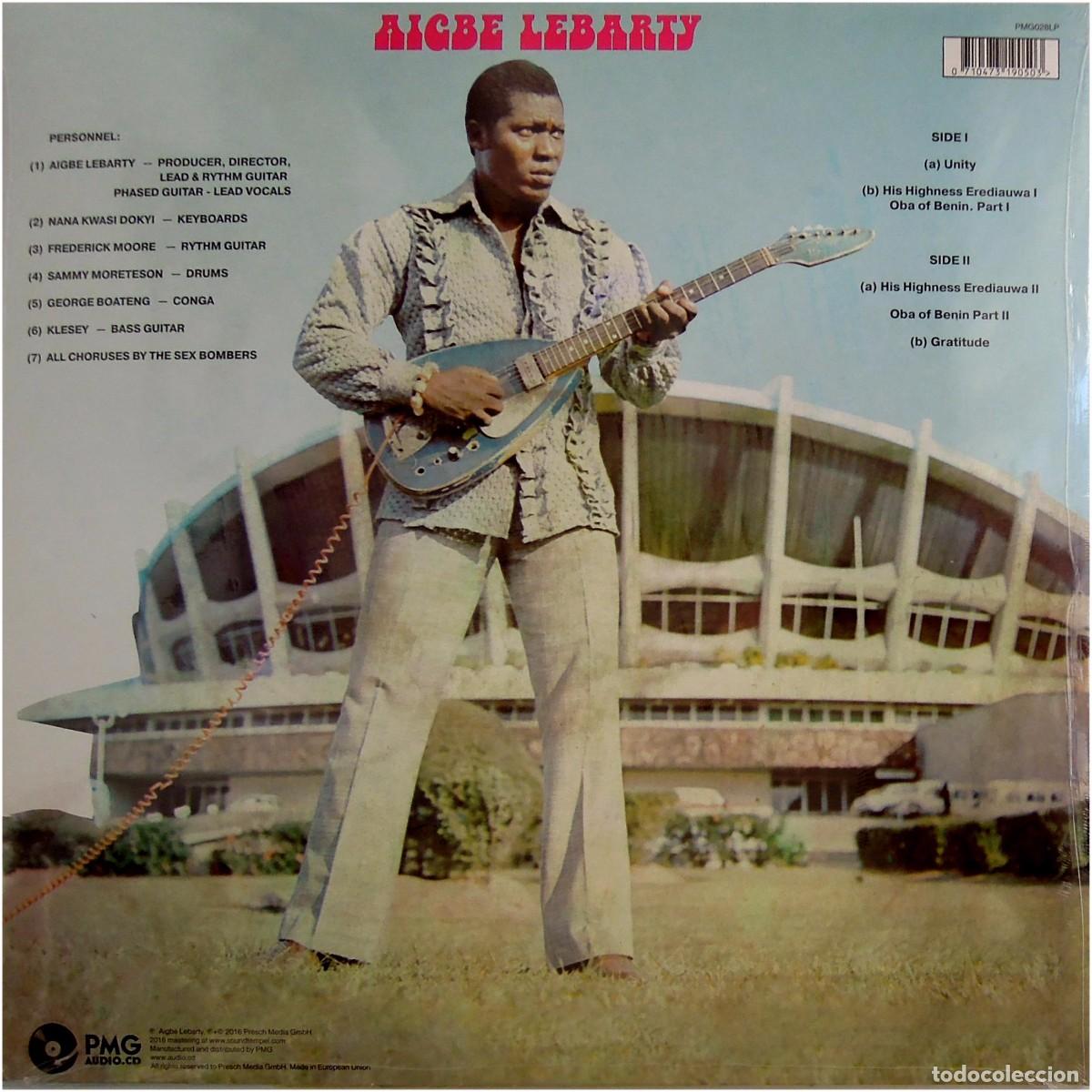 Discos de vinilo: Aigbe Lebarty - Unity - LP EU 2016 (Re) - PMG PMG028LP - Precintado - Foto 2