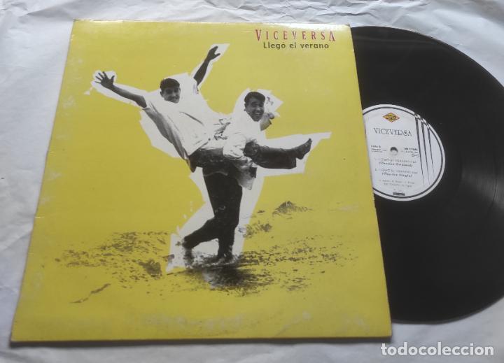 Discos de vinilo: VICEVERSA - LLEGO EL VERANO 1995 MAXI- - Foto 1