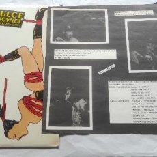 Discos de vinilo: DULCE VENGANZA SADOMASODISCOSHOW 1984 MINI LP-CONTIENE INSERT. Lote 366129406